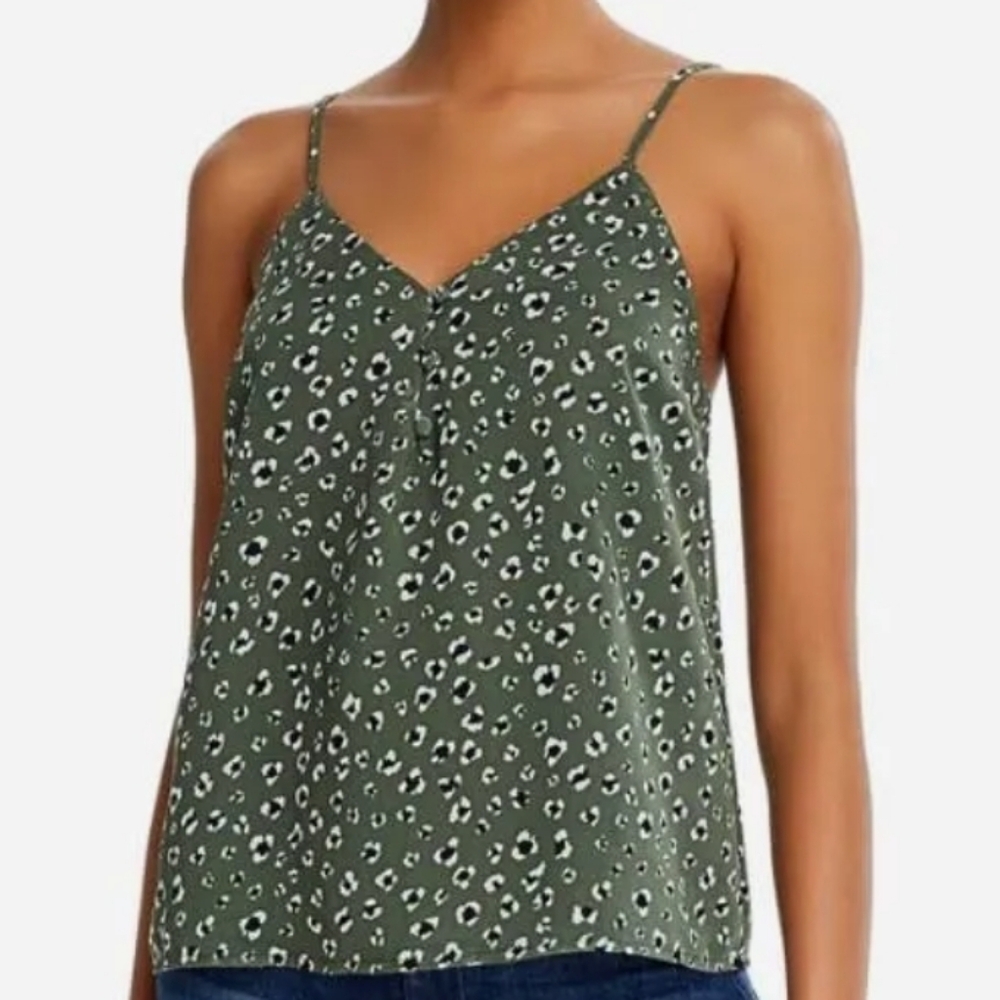 JACK BB Dakota Olive Leopard Print Cami Top